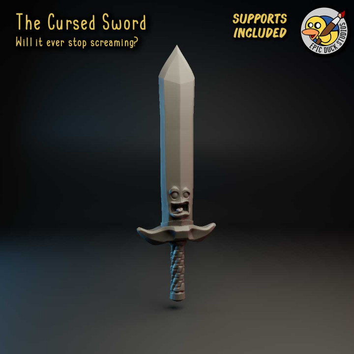 The Screaming Sword - Cursed Item - Relic - Magic Item image