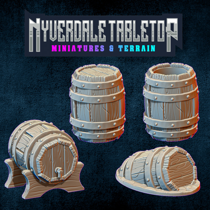 Kegs/Barrels Scatter Terrain
