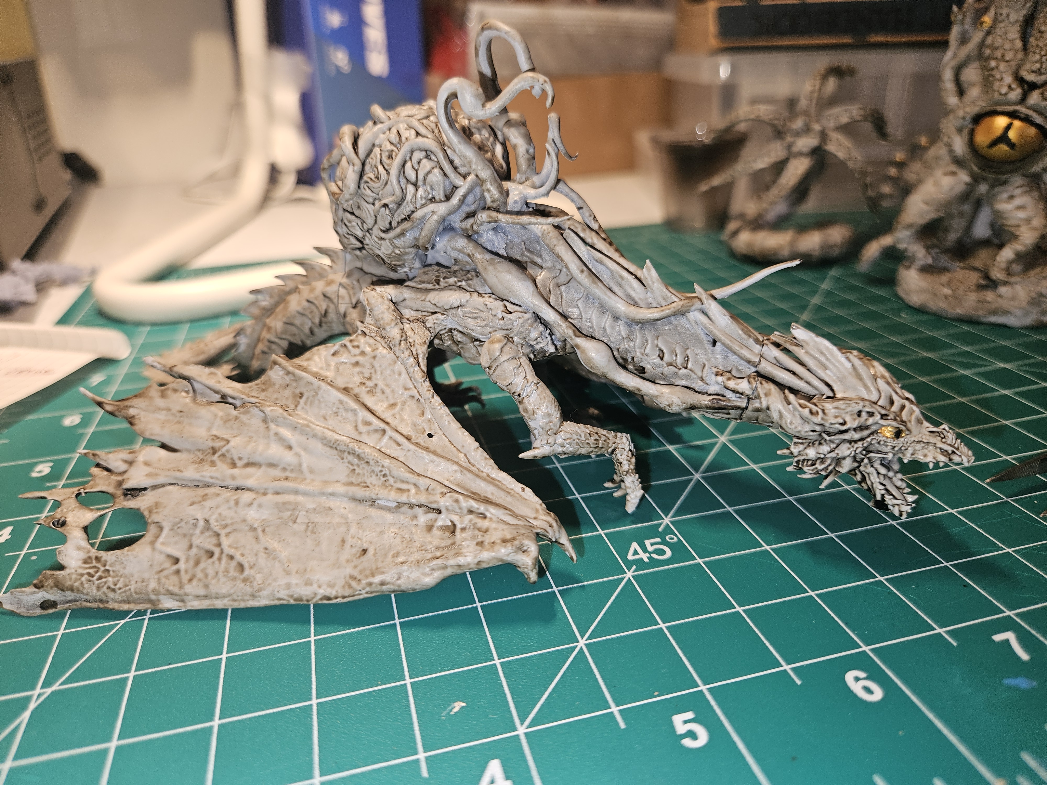 3D Print of Elder Brain Dragon by KNHaw