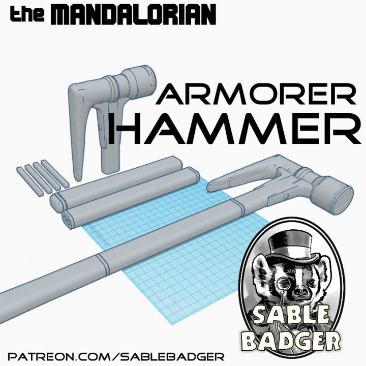 The Mandalorian Armorer - Hammer Prop image