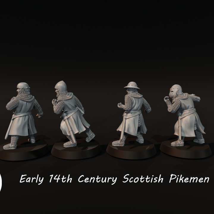 14th Century Scottish Pikemen 3 image