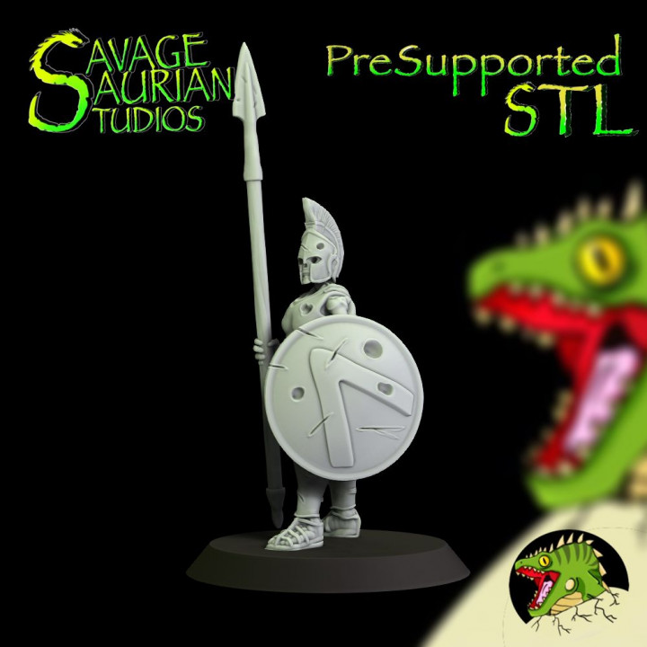 Skeleton Spartan Soldier 1 - Pre supported image