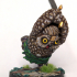 Owlkin Barbarian Miniature - Pre-Supported print image
