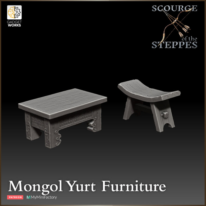 Mongolian Yurt Furniture - Scourge of the Steppes