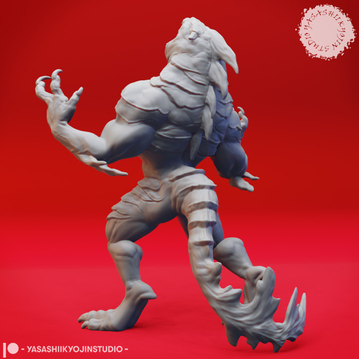 Screaming Troglodyte - Tabletop Miniature (Pre-Supported)