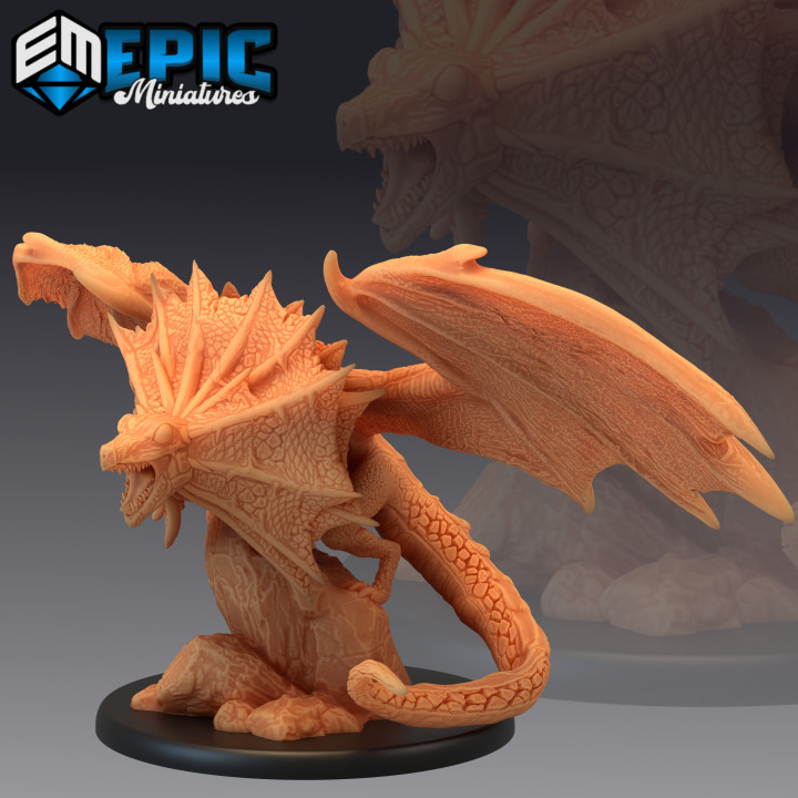 Tropical Wyvern Fire Breath / Bulky Dragon / Fire Drake / Draconic Jungle Beast / Forest Encounter