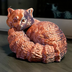 Picture of print of Figurine of Wondrous Power - Cinnabar Red Panda