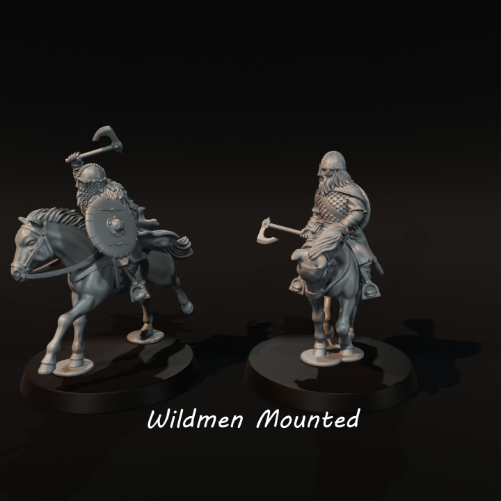 Wildmen on Horseback image