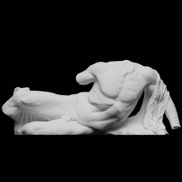 Reclining Nude Male, 'Ilissus' image