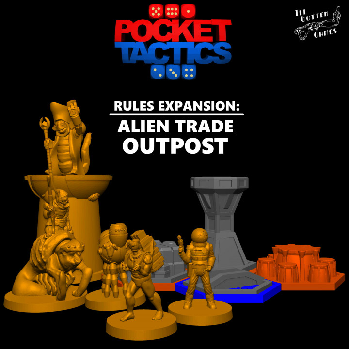 Pocket-Tactics Rules Expansion: Alien Trade Outpost image