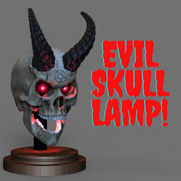 EVIL SKULL LAMP (BASIC) image
