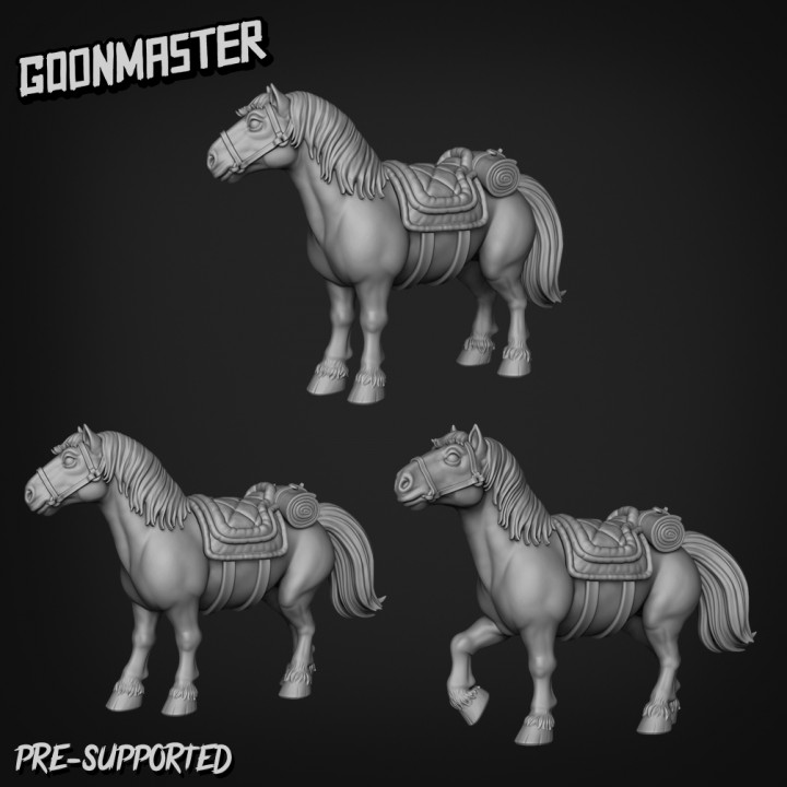 Badger Cavalry and Horse Mount Bundle image