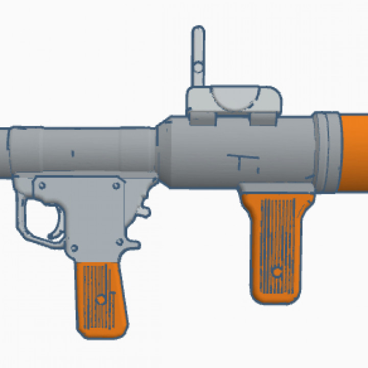 3D Printable RPG-7 Life size by Mario