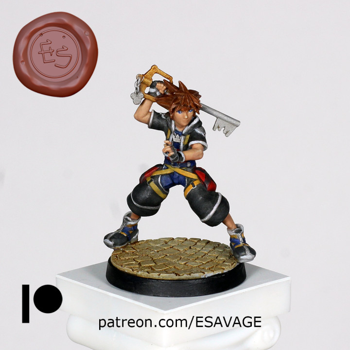 Sora Kingdom Hearts - 32mm image