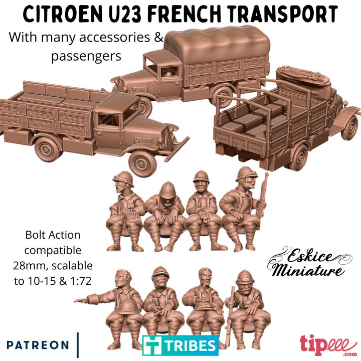Citroen U23 french transport - 28mm image