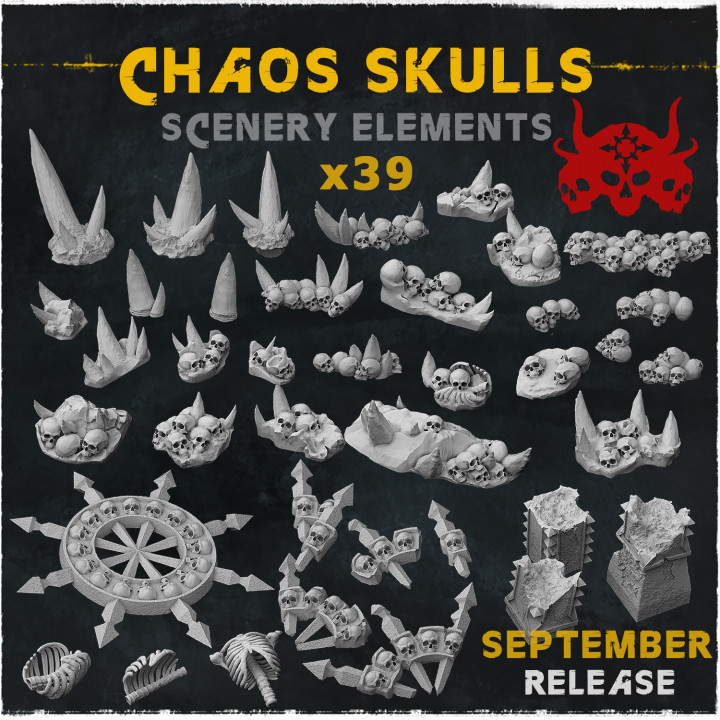 Chaos skulls - Scenery Elements (September Release) image
