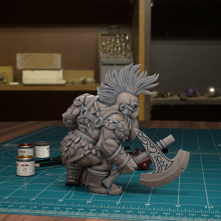 Dwarf Axes 01 [Pre-Supported]