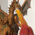 Brass Dragon Set / Legendary Metallic Drake / Winged Desert Encounter / Magical Beast print image