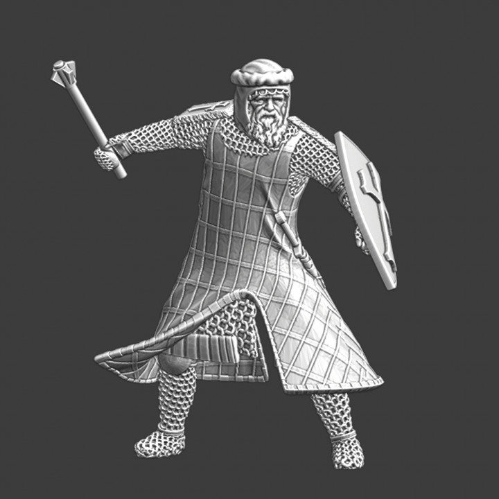 3D Printable Medieval Crusader Knight - no helmet by Northern Crusades ...