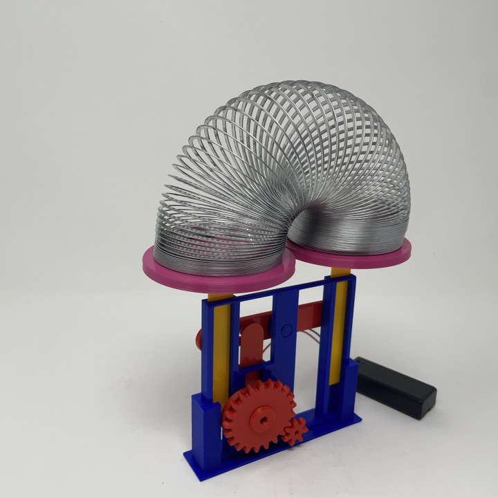 A 3D Printed Slinky Machine