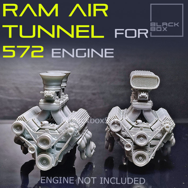 RAM AIR TUNNEL set for 572 ENGINE 1-24th