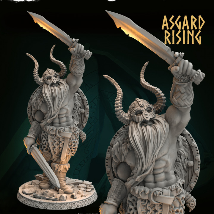 CHIEFTAINS - Jarl Rurik (ver. Alternative) 54mm /Pre-supported/ image