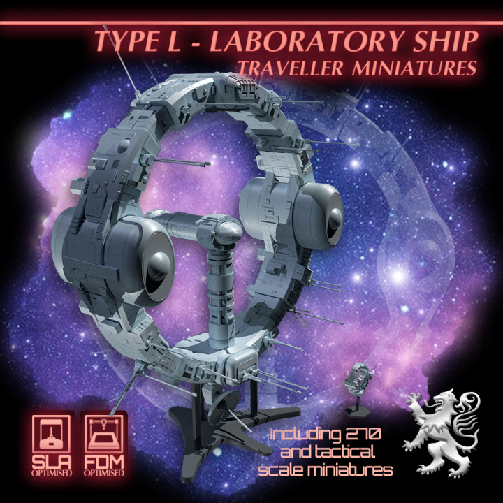 Type L - Laboratory Ship Traveller Miniatures image