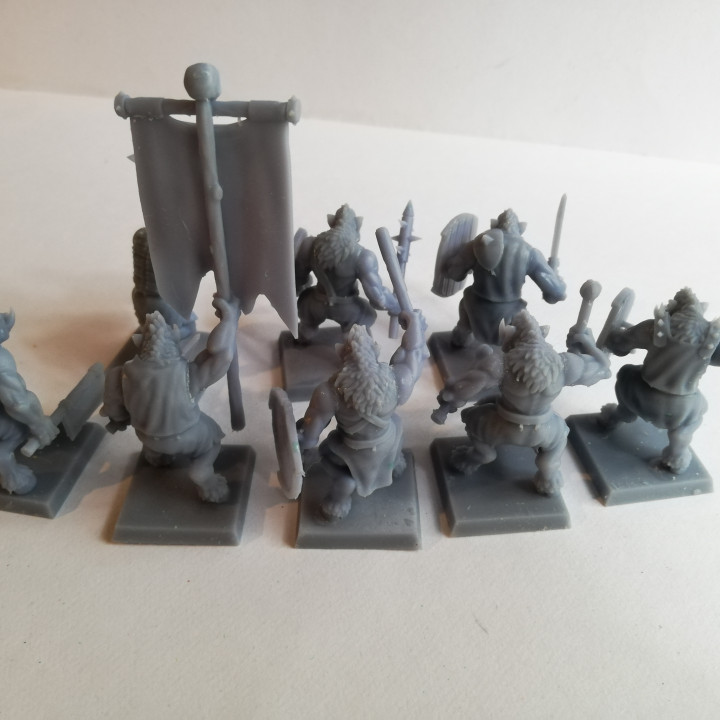 Boarc Warrior Miniatures (32mm, modular)