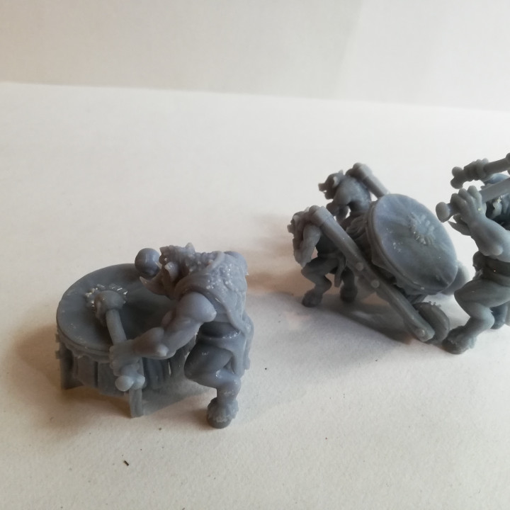 Boarc War Drum Miniatures (32mm, modular)