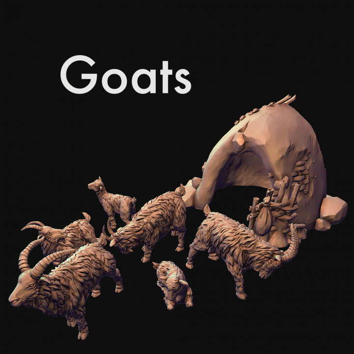 Goats pack