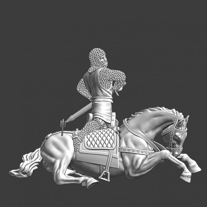 Medieval Knight of the Livonian Order - Battle of Saule