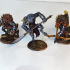Werewolves warriors male set 6 miniatures 32mm pre-supported print image