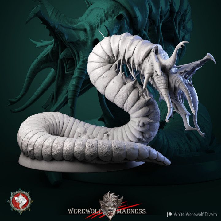 Worm huge creature pre-supported image