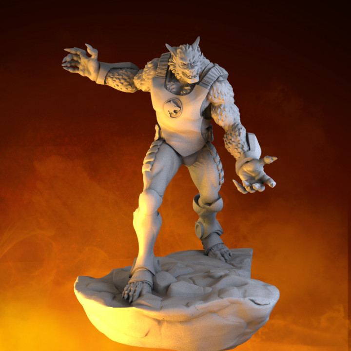 The astounding wolf-man image