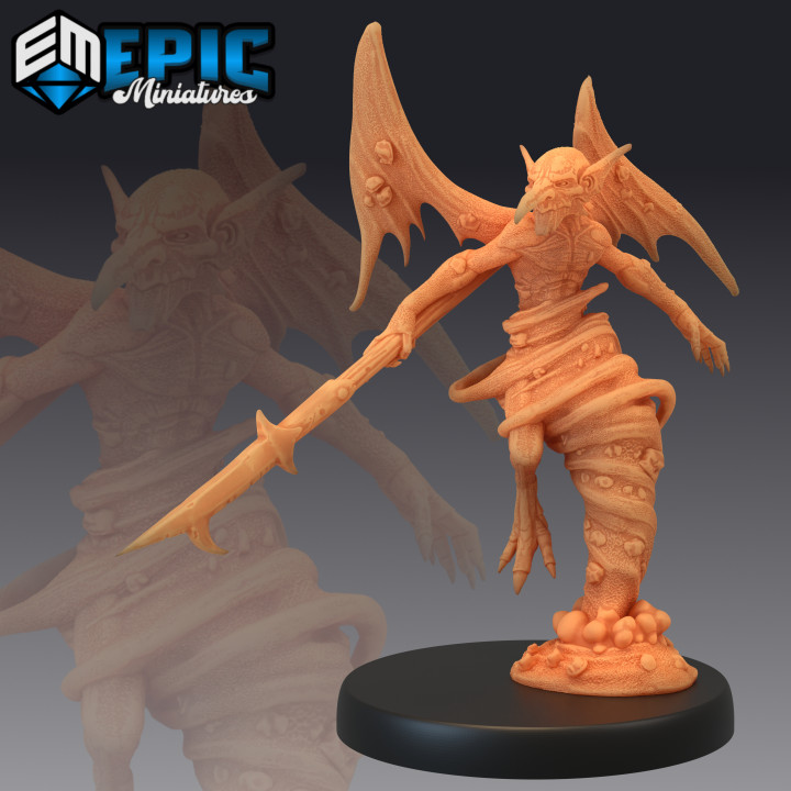 Sand Mephit Set / Evil Desert Imp / Winged Humanoid / Dust Elemental / Oriental Encounter