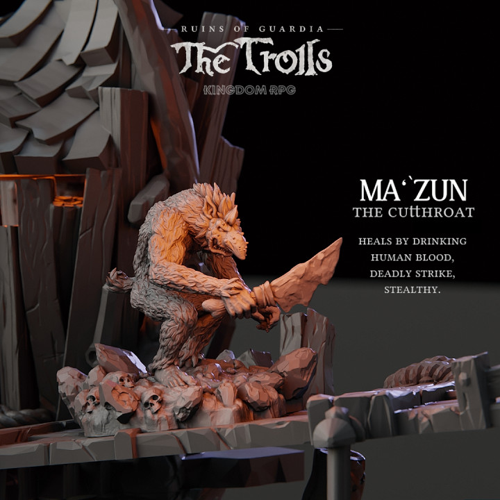 Ma'Zun, the Cutthroat - Ruins of Guardia: The Trolls image