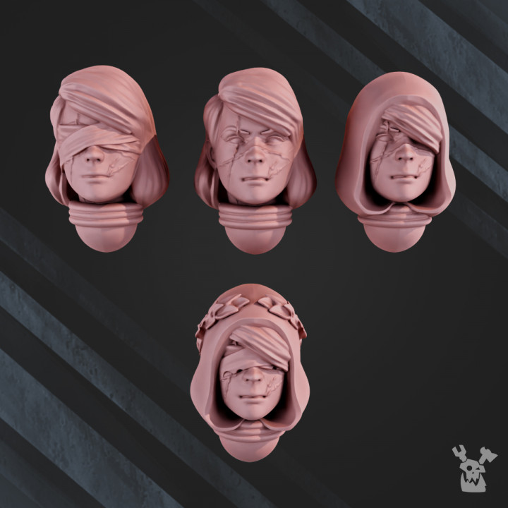 War Sister Heads "Holy Elizabeth" Bits Set
