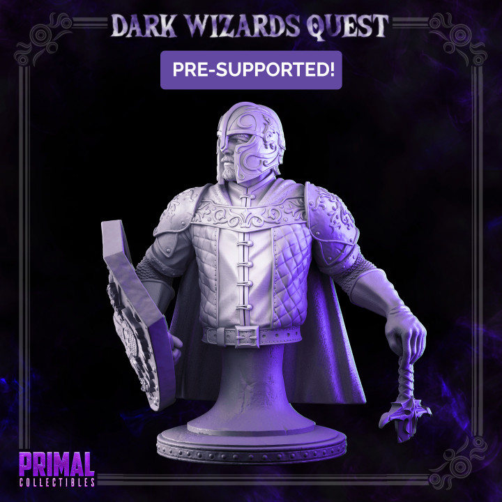 Knight - Demetrius - Bust - DARK WIZARDS - MASTERS OF DUNGEONS QUEST image