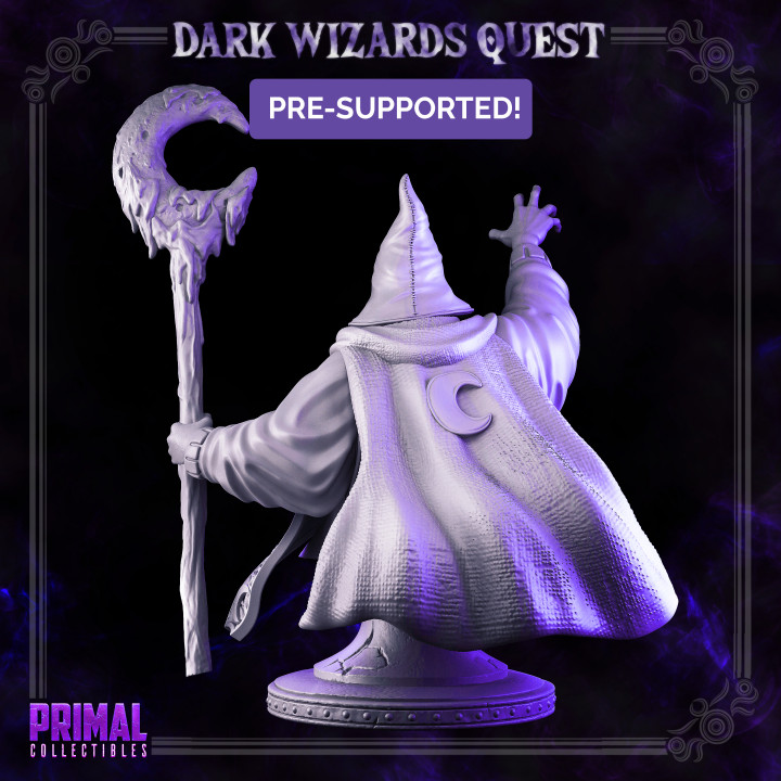 High Mage - Hasaugul - Bust -  DARK WIZARDS - MASTERS OF DUNGEONS QUEST image