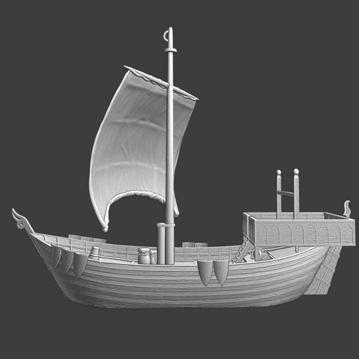 Medieval Swedish Crusader Ship image