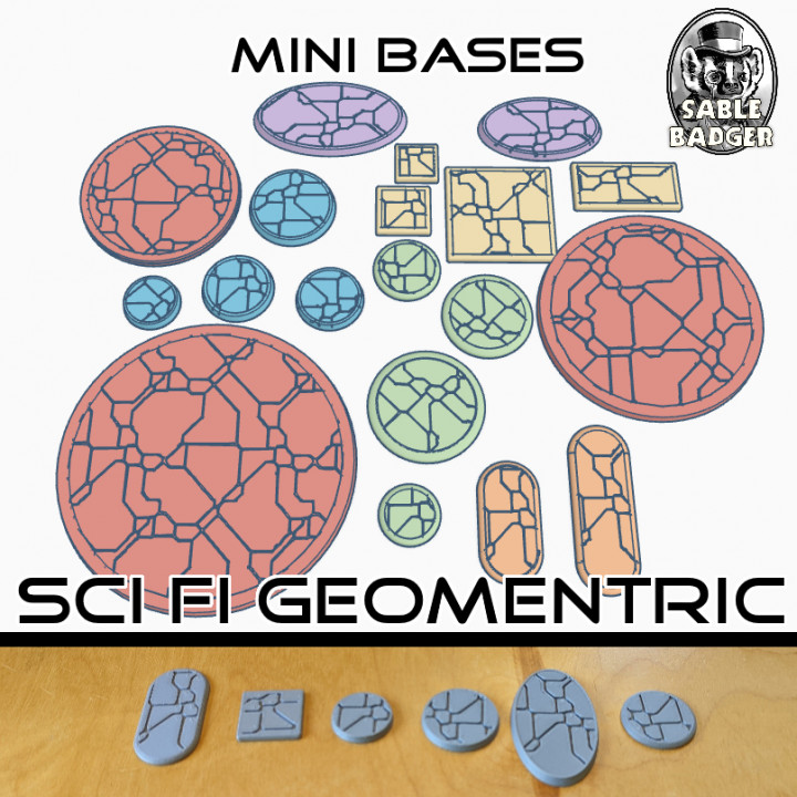 Mini Bases - Sci Fi Geometric Pattern image