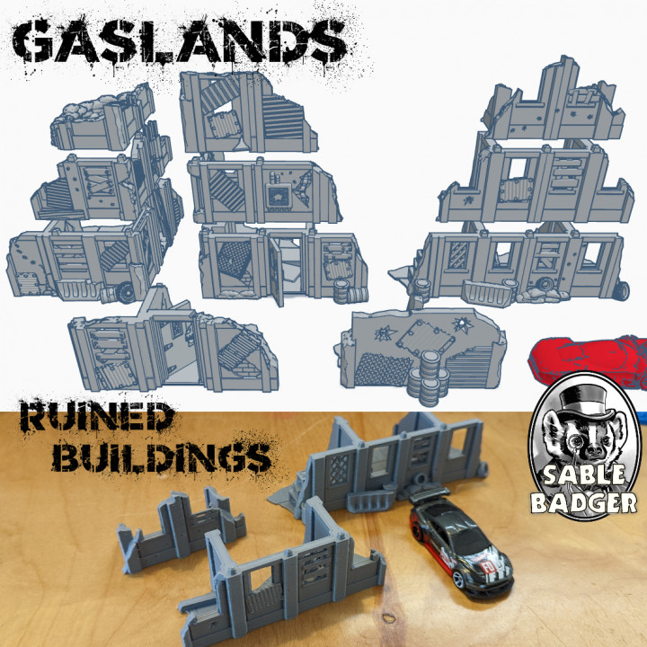 Gaslands - Ruined Factory Buildings image