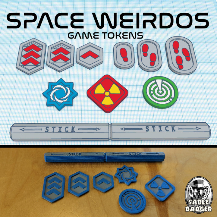 Game Token Project - Space Weirdos tokens and tools