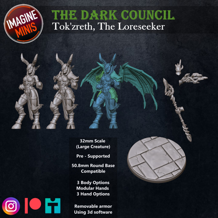 The Dark Council - Tok'zreth, The Loreseeker image