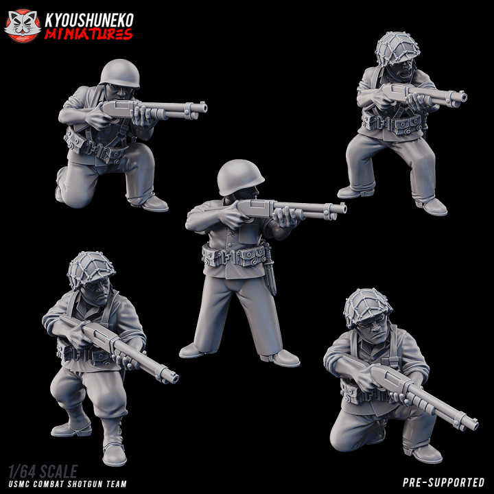 USMC Combat Shotgun Team ww2