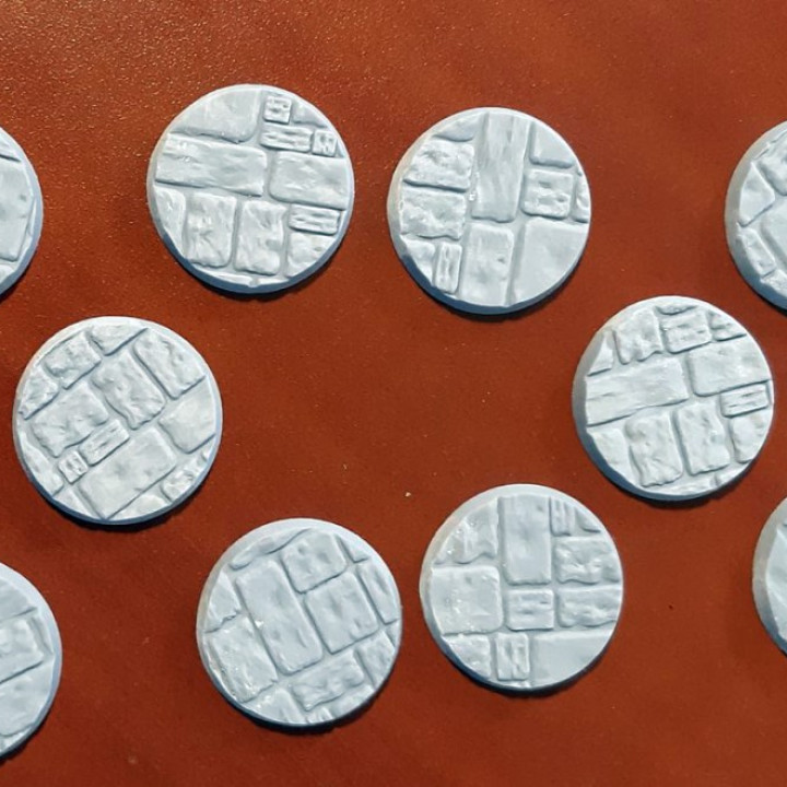 32mm Stonework Textured Bases