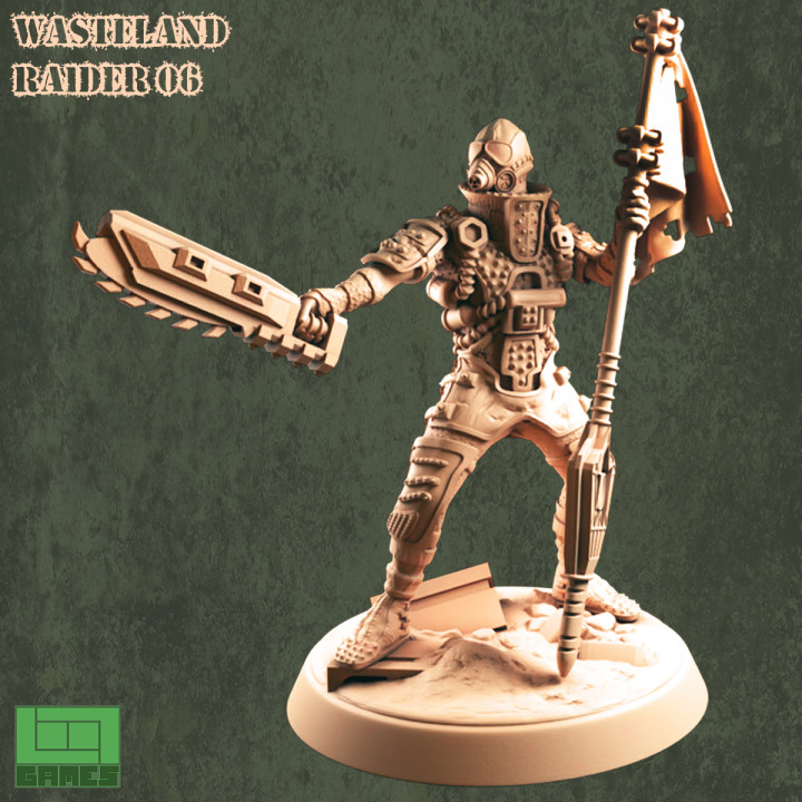 3D Printable Wasteland Raider 06 by LOOTgames