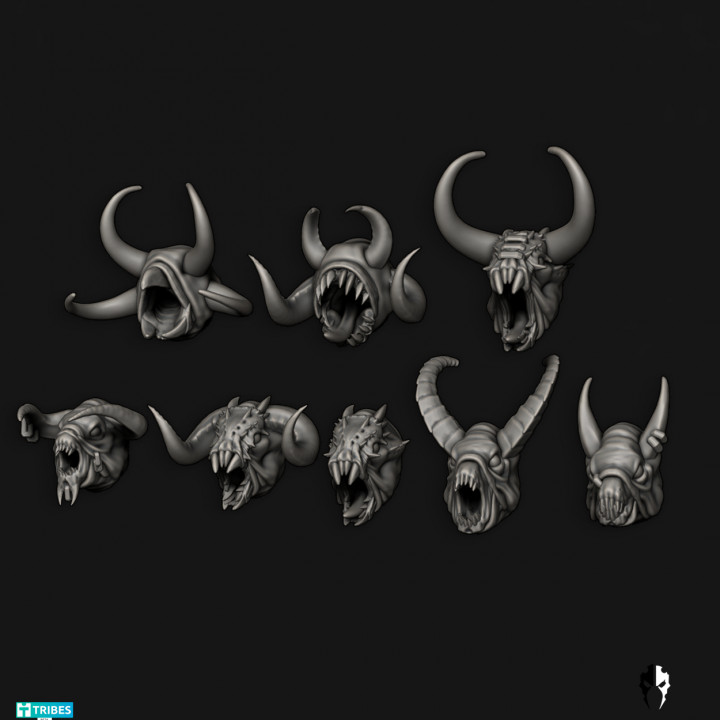 3D Printable Hell Beasts - Lesser Demons by Edge Miniatures