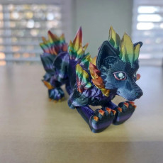 Picture of print of Crystal Wolf Pup