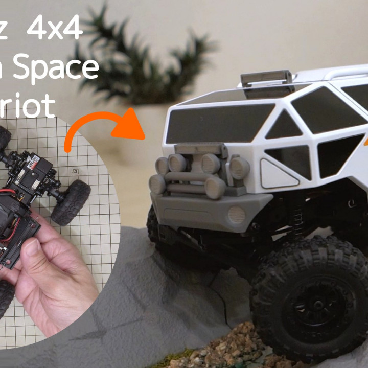 3D Printable Lost in Space Chariot /MINI-Z 4x4 Body by and CRAFT 3D